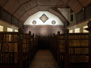 Merton's historic library